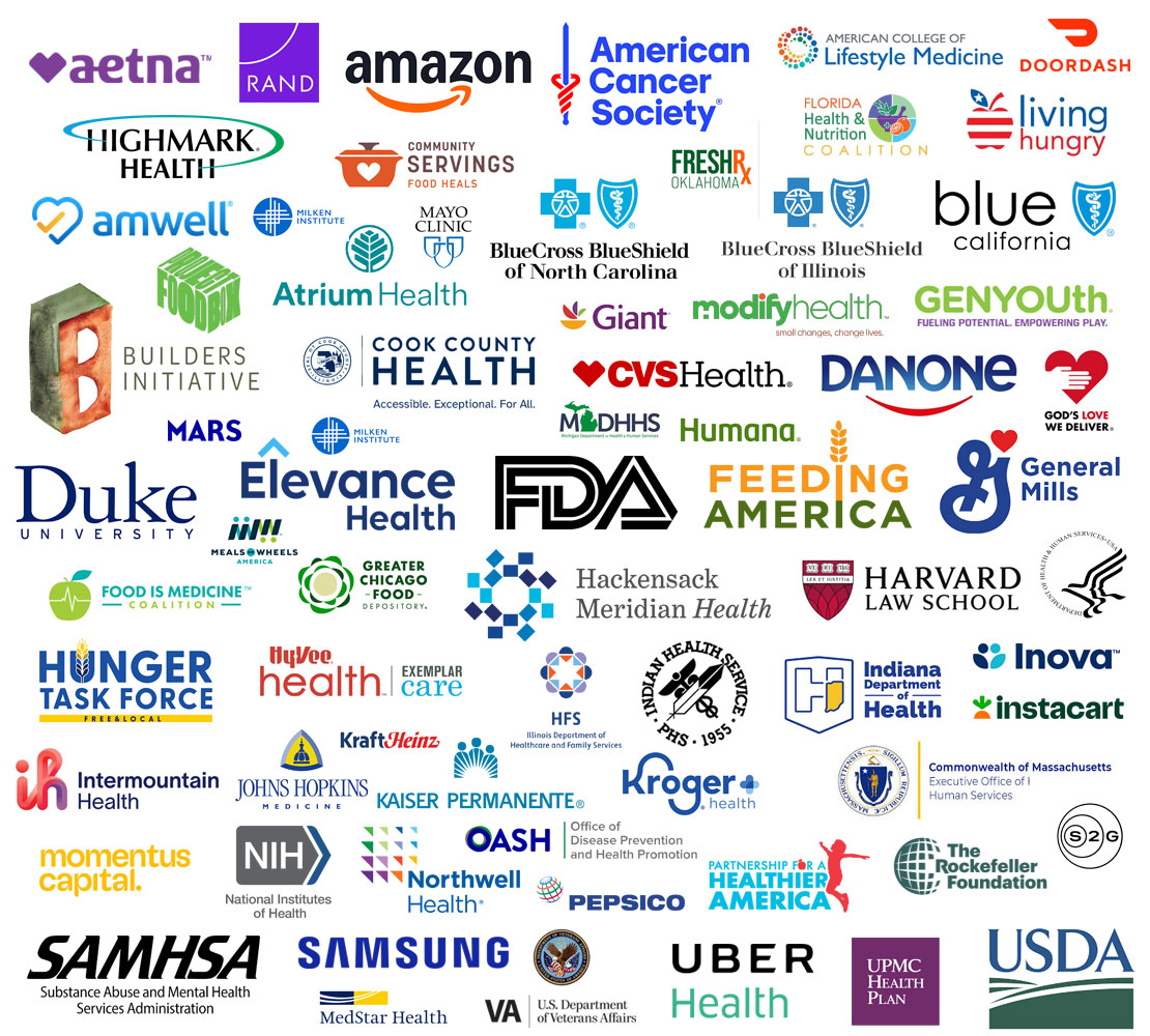 Participants of the Food as Medicine Movement Logos